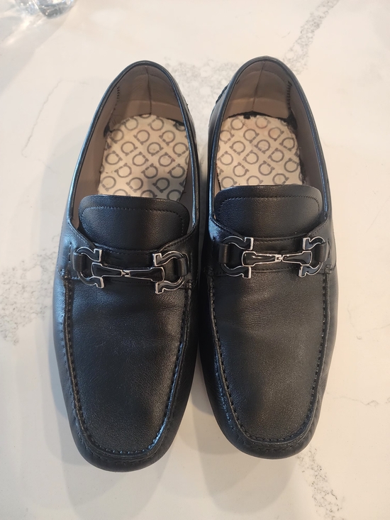Salvatore Ferragamo Other - Salvatore Ferragamo Black Leather Bit-Detail Loafers